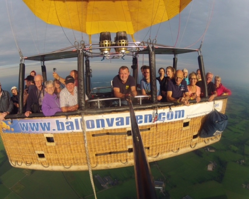 Ballon vlucht vanaf Deventer Overijssel